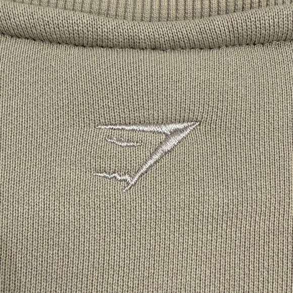 Gymshark Taupe Cropped Hoodie - Picture 4 of 6